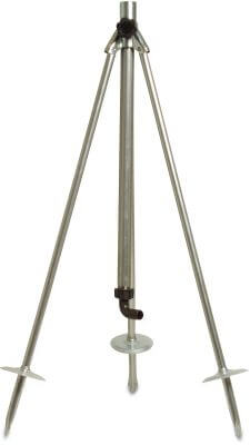 Tripod steel male thread x hose tail