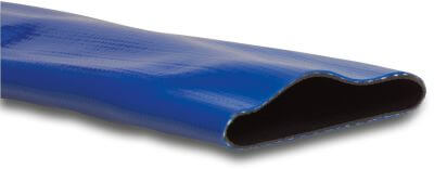 Profec Flat hose PVC Medium Duty blue 