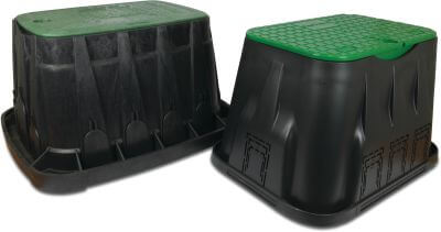 Rain Bird Valve box rectangular black/green