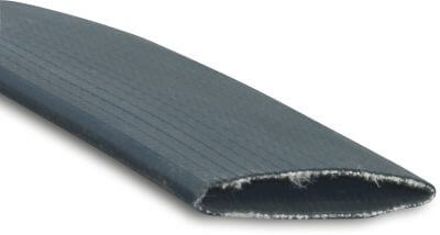 Flat hose rubber reinforced with nylon black type Flextex