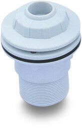 Flotide Adjustable outlet ABS glue socket x male thread white