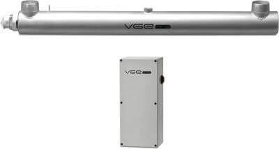 VGE Pro Low pressure lamp UV system stainless steel 6bar male thread