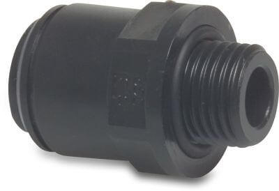 Speedfit Adaptor socket POM 10bar push-in x male thread black Super