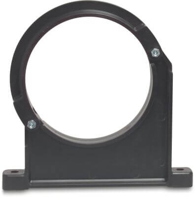 VDL Pipe clamp PP F black 