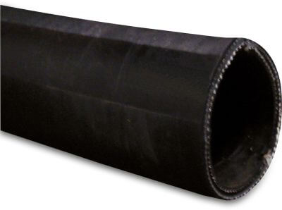 Suction and pressure hose rubber reinforced with nylon 7 bar black type Spiral