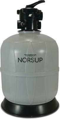 Norsup Sand filter PP 3,75bar female thread grey