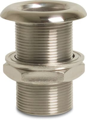 Profec Tank connector stainless steel 316 male thread sphere