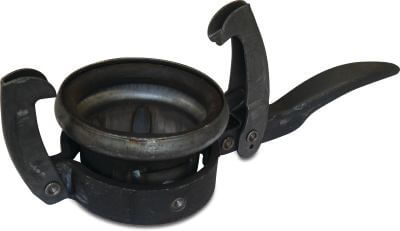 Quick coupler steel female part Perrot x butt welding black type Perrot