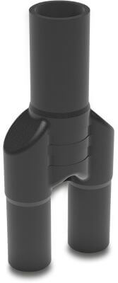 Y-piece PE100 spigot black