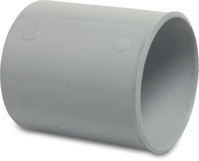 Drainage repair socket PVC-U KOMO glue socket grey