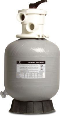 Flotide Sand filter PE/fibreglass-reinforced polyester 2,5 bar metric/imperial glue socket grey