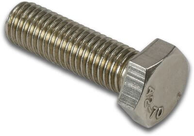Bolt stainless steel A2/70 full thread