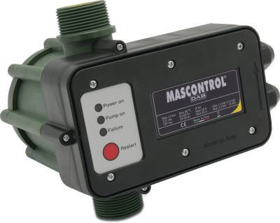 DAB Pressure controller male thread green Mas Control