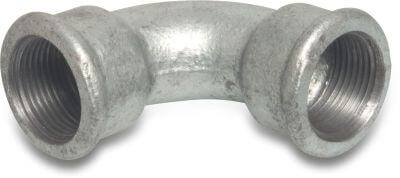 Profec Nr. 2A Bend 90° cast iron DVGW 25 bar female thread