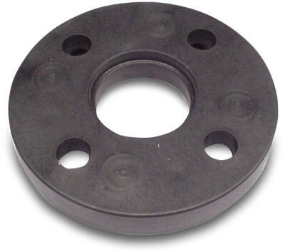 Backing ring PP/steel 16bar black