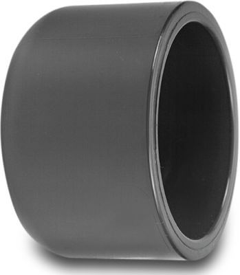 VDL Cap PVC-U glue socket grey
