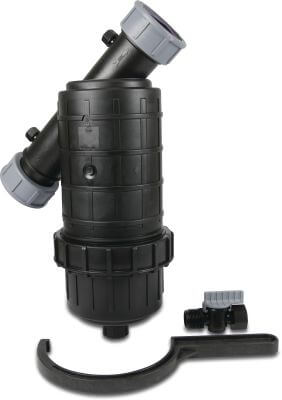 Tavlit Manual filter PP 10bar female thread black Eitan