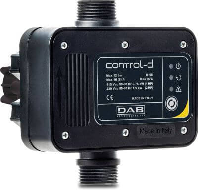 DAB Pressure controller male thread black