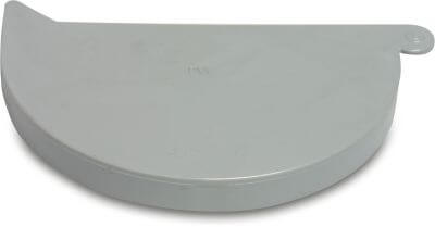 Gutter cap PVC-U glue grey