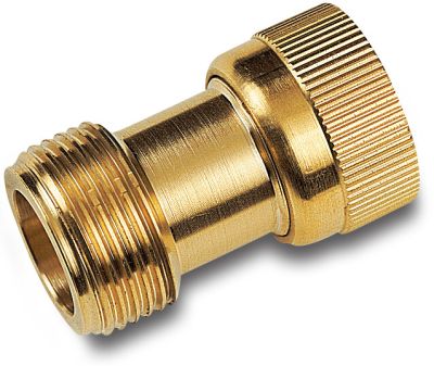 Swivel adaptor brass female thread x male thread type with O-ring