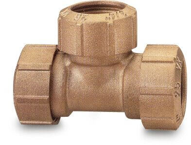 Itap T-piece 90° brass DVGW 16 bar compression type 030