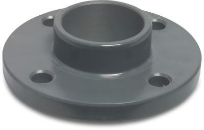 Profec Flange adaptor PVC-U DIN flange x glue socket grey