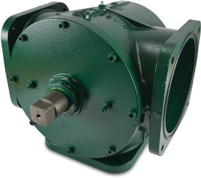 MZ 3-way plug valve cast iron 4bar flange 0020