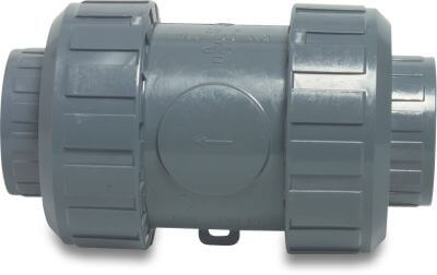 Praher Air release- vacuum valve PVC-U 10bar glue socket grey S4