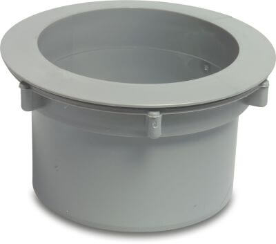 Running outlet PVC-U insert (in pipe) grey