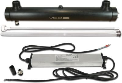 VGE Pro Low pressure lamp UV system HDPE