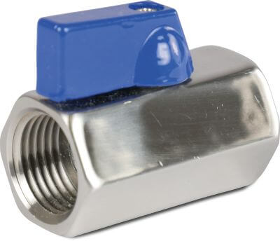 Profec Mini ball valve stainless steel 316 40bar female thread