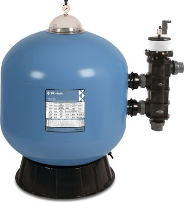 Pentair Sand filter fibreglass reinforced polyester 3,5 bar female thread blue