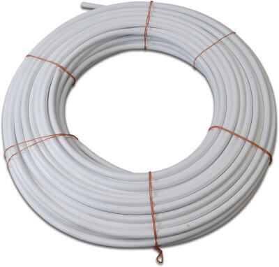 Pressure pipe PE40 4bar plain white