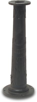 Pump riser cast iron black nostalgic