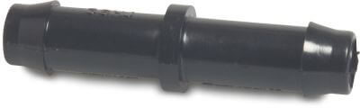 Barbed connector PA (nylon) 10 bar hose tail black type WF