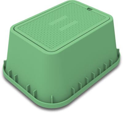 Profec Valve box rectangular HDPE VB-1220 green 