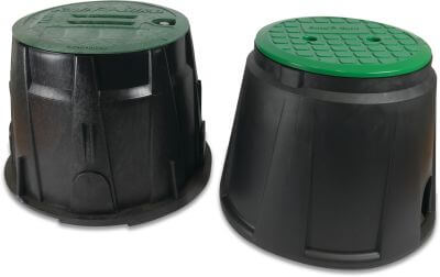 Rain Bird Valve box circular black/green