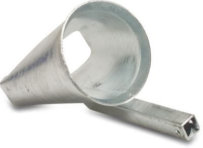 Spreader nozzle steel wide