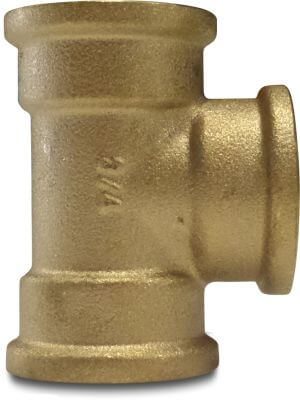 Profec Nr. 130 T-piece 90° brass 30bar female thread