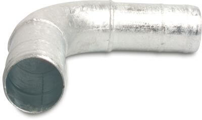 Bend 90° steel hose tail