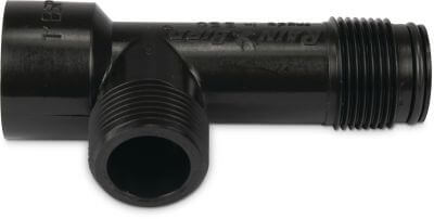 Rain Bird Manifold plastic 10 bar male thread x male thread x female thread black