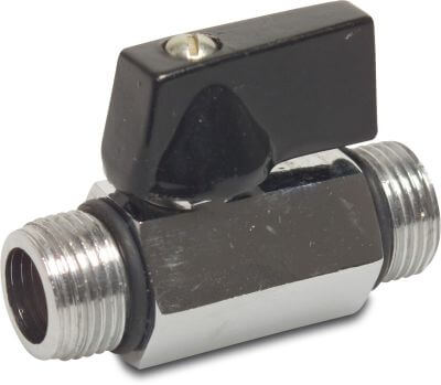 Profec Mini ball valve brass 15bar male thread 410