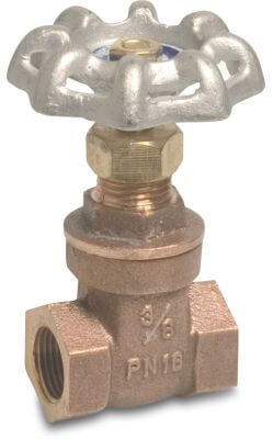 Profec Gate valve bronze 16 bar female thread