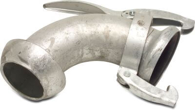 Quick coupler bend 90° steel female part Perrot x male part Perrot Perrot