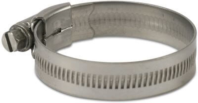 Profec Wormdrive hose clip stainless steel 304 BS 5315 Lloyds type W4 Industry