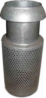 Strainer steel male part Perrot