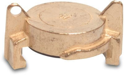End cap quick coupler brass CW617N KTW-A