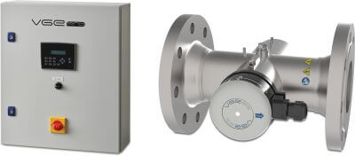 VGE Pro Medium pressure lamp UV system stainless steel 316L 10bar flange