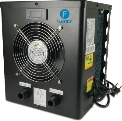 Flotide Heat pump steel hose tail black