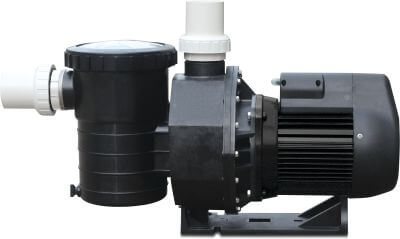Flotide Pool pump metric/imperial glue socket black